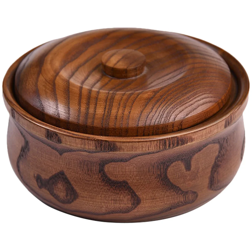 

Bowl Wooden Bowls Serving Storagesalad Dinner Santeria De Soperas Utensils Kitchen Holder Container Snack Cream Candy Mixing Ice