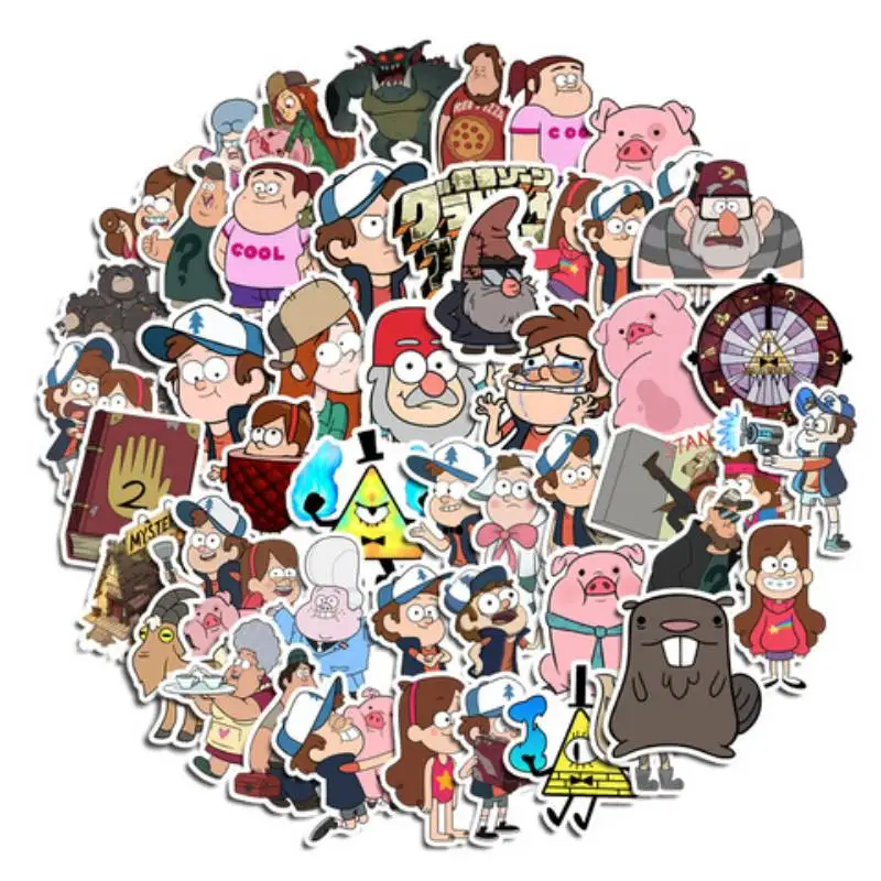 

Cartoon Character Hand Book sticker Painting Laptop Phone Case Waterproof