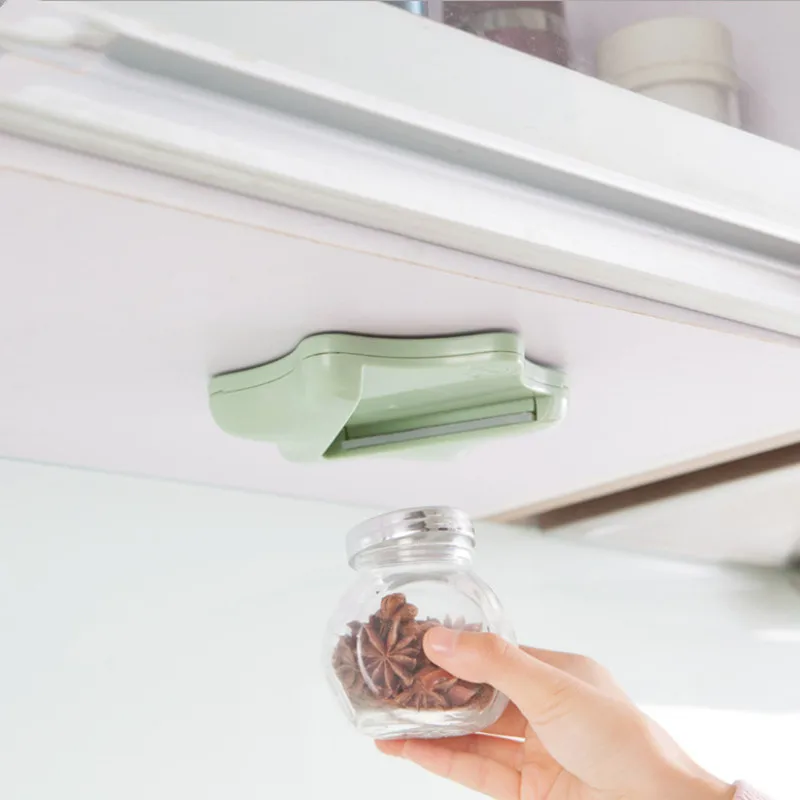 

Can Opener Creative Can Opener Under The Cabinet Self-adhesive Jar Bottle Opener Top Lid Remover Helps Tired or Wet Hand Random
