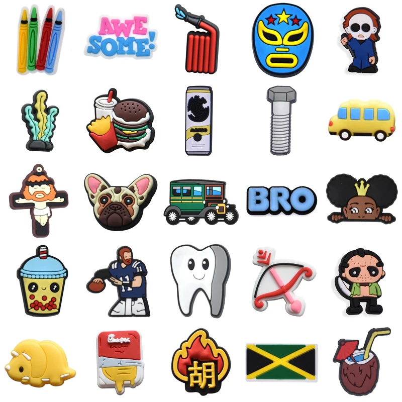 

Men Kids Boy Shoes Accessories Women Charm Packs Shoe Charms Gifts Wholesale Bulk Girl Para Pins Decorations for Crocs Set Jeans