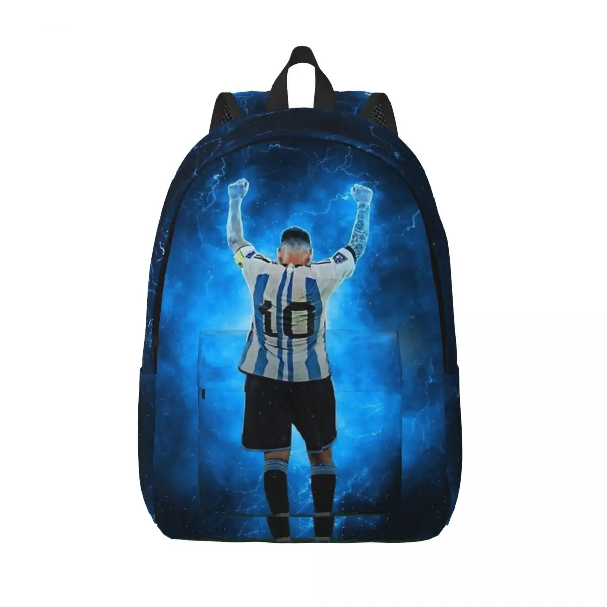 

Messied Goal Celebration Backpack for Preschool Kindergarten School Student Lionel Football Soccer Bookbag Boy Girl Kids Daypack