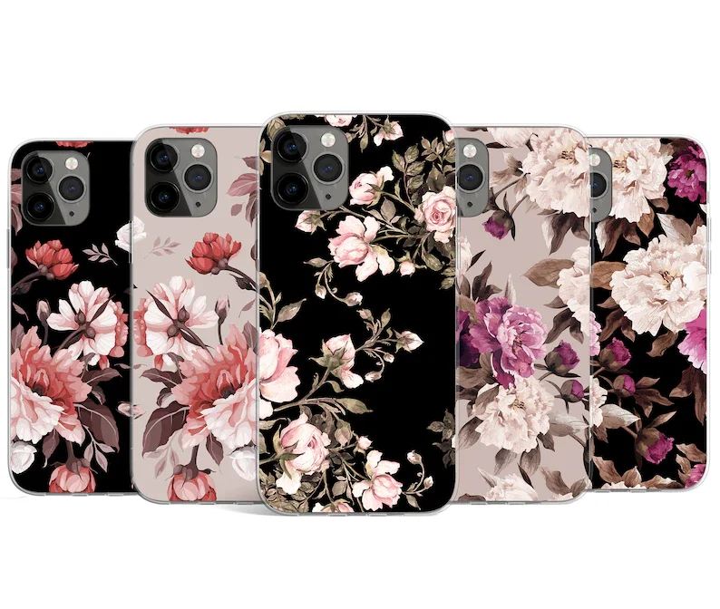 

Чехол для телефона с цветочным рисунком для Apple iPhone 11 X XS MAX XR 6 7 8 Plus Pro и Samsung Galaxy S8 S9 S10