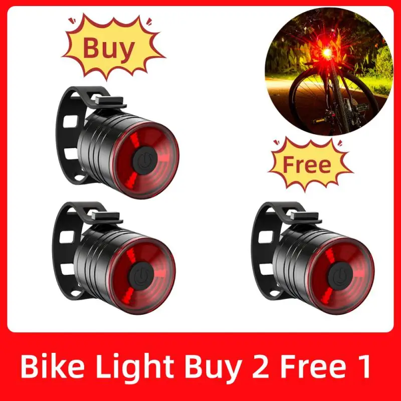 

Bike Taillight Battery Powered Waterproof Riding Front Rear Light Night Cycling Safety Warning Light Taillamp MTB Accessories