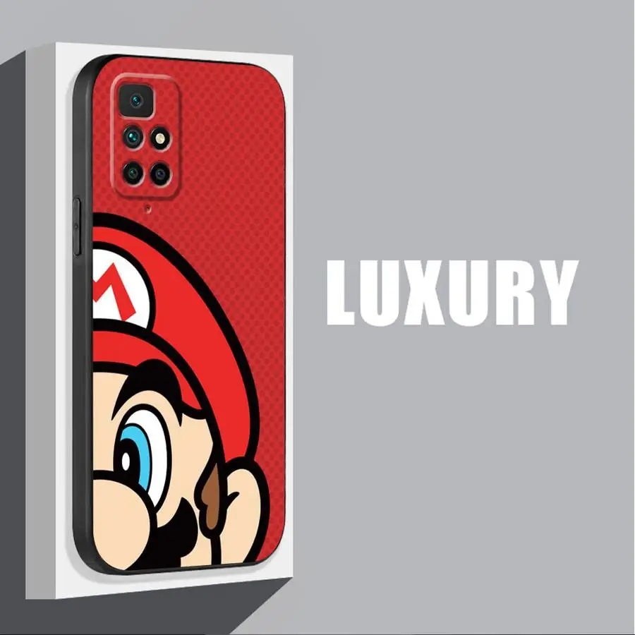 Cartoon Games Super Marios B-Bros Cover Phone Case for Redmi Note 11 Pro 9 8 7 10S 12S 9S 11S 10 12 9T 8T 13 TPU Soft