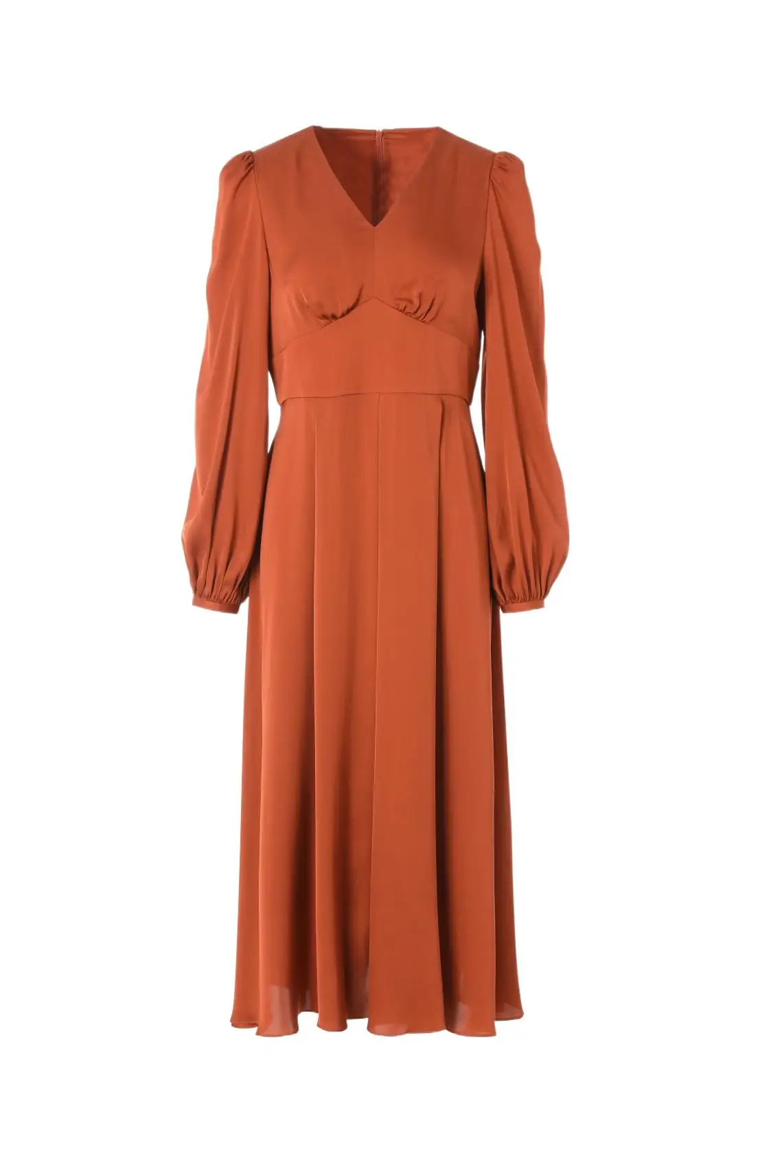 

Женская одежда 2023 шелковое вырезанное нежное гладкое удобное приятное для кожи платье с длинным рукавом 0720