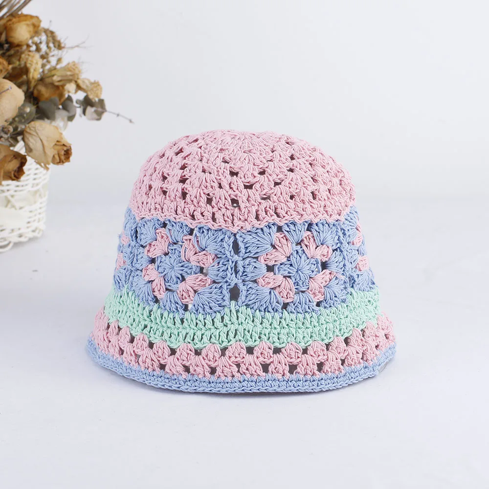 

Women's summer hat bucket hat Caps women Beach outing hats for men Sun cap sun visor cotton Fishing hat Hat for girl Crochet hat