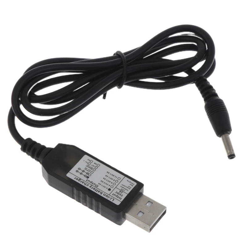 

USB to DC 3.5x1.35mm DC 4.2V Power Plug Connector Cable USB to DC Power Cable Charger Cord for LED Headlamp