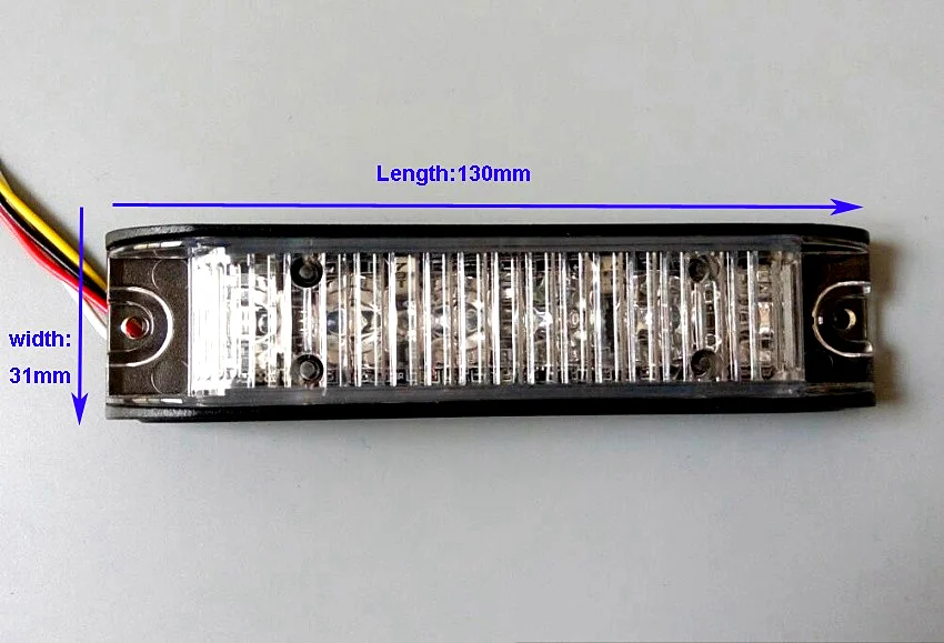 2 шт./партия Автомобильные светодиодные лампы 18 Вт 6 светодиодов