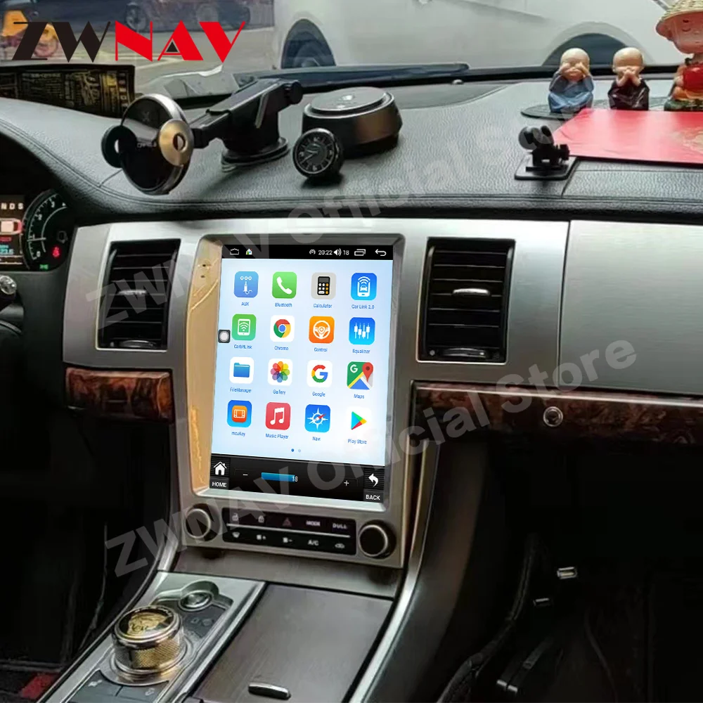 Автомобильный мультимедийный плеер Tesla с экраном Android 12 для JAGUAR XF 2004 2005 2006 2007 2008-2015