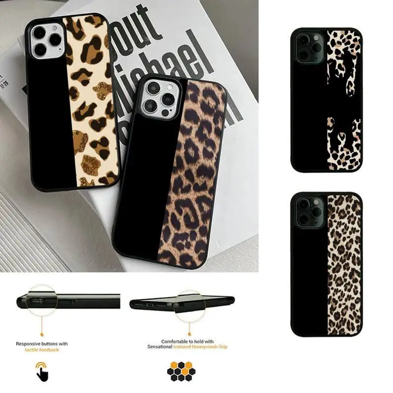 Роскошный чехол для телефона с леопардовым принтом Iphone 13 12 Mini 11 Pro Max 7 8 Plus X Xs XR