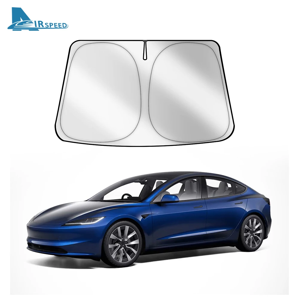 Зонт от солнца с защитой УФ-лучей портативный зонт на лобовое стекло для Tesla Model 3/Y