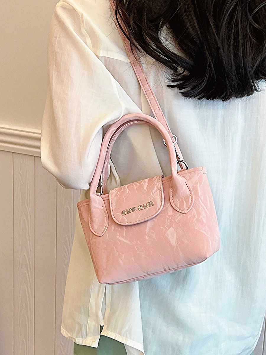 2024 роскошная розовая женская сумка высокого класса новая модная простая через