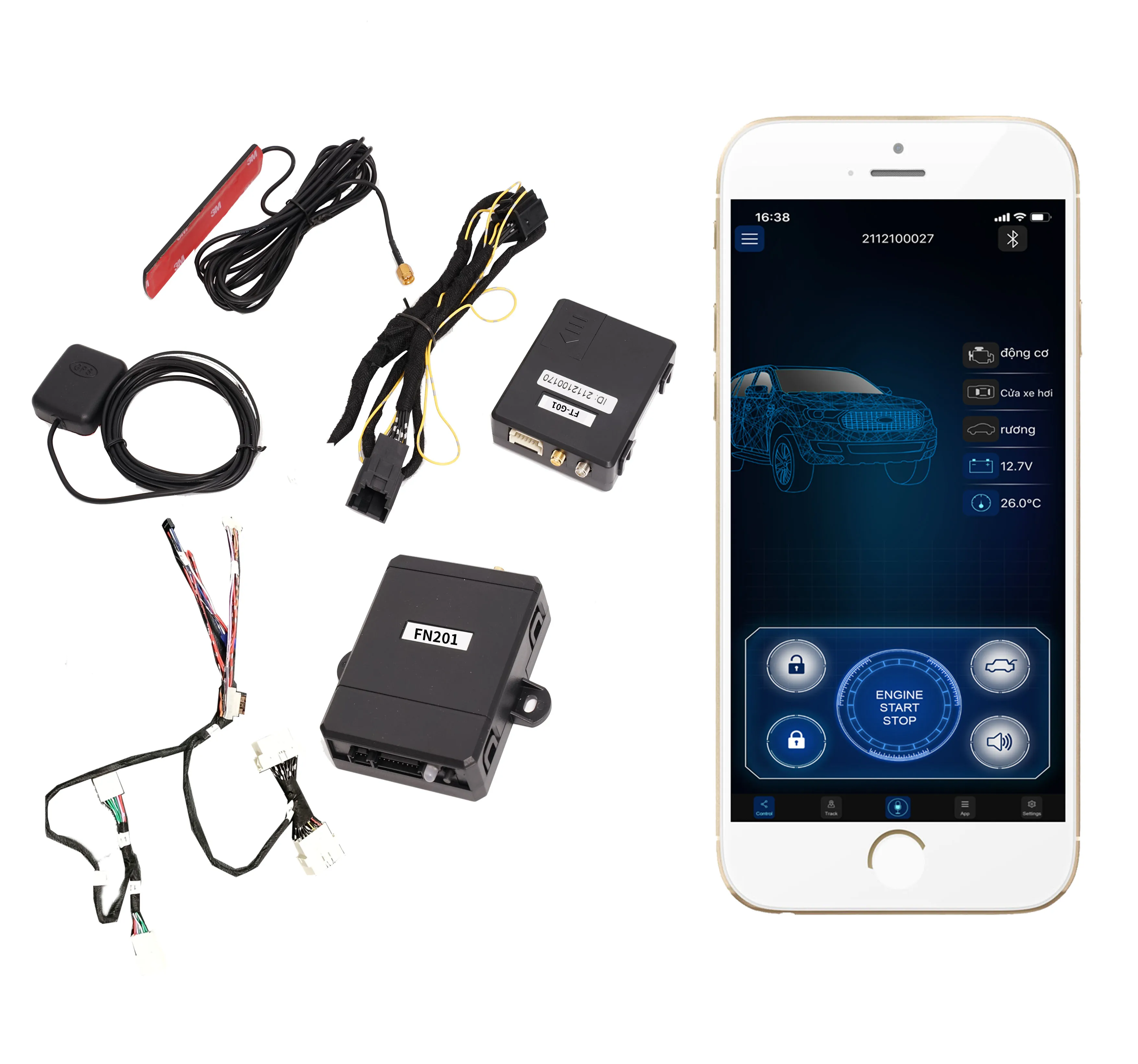 

Plug and play OBD 4G smart mobile phone app control gsm gps For Fortuner 2016-2020 long distance Remote engine start stop