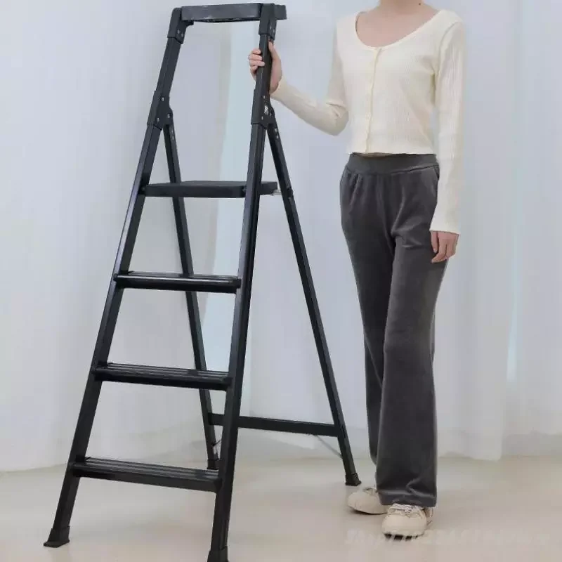 

Aluminum Alloy Household Ladder Folding Ladder Household Indoor Thickened Herringbone Ladder Aluminum Ladder Multi-functional