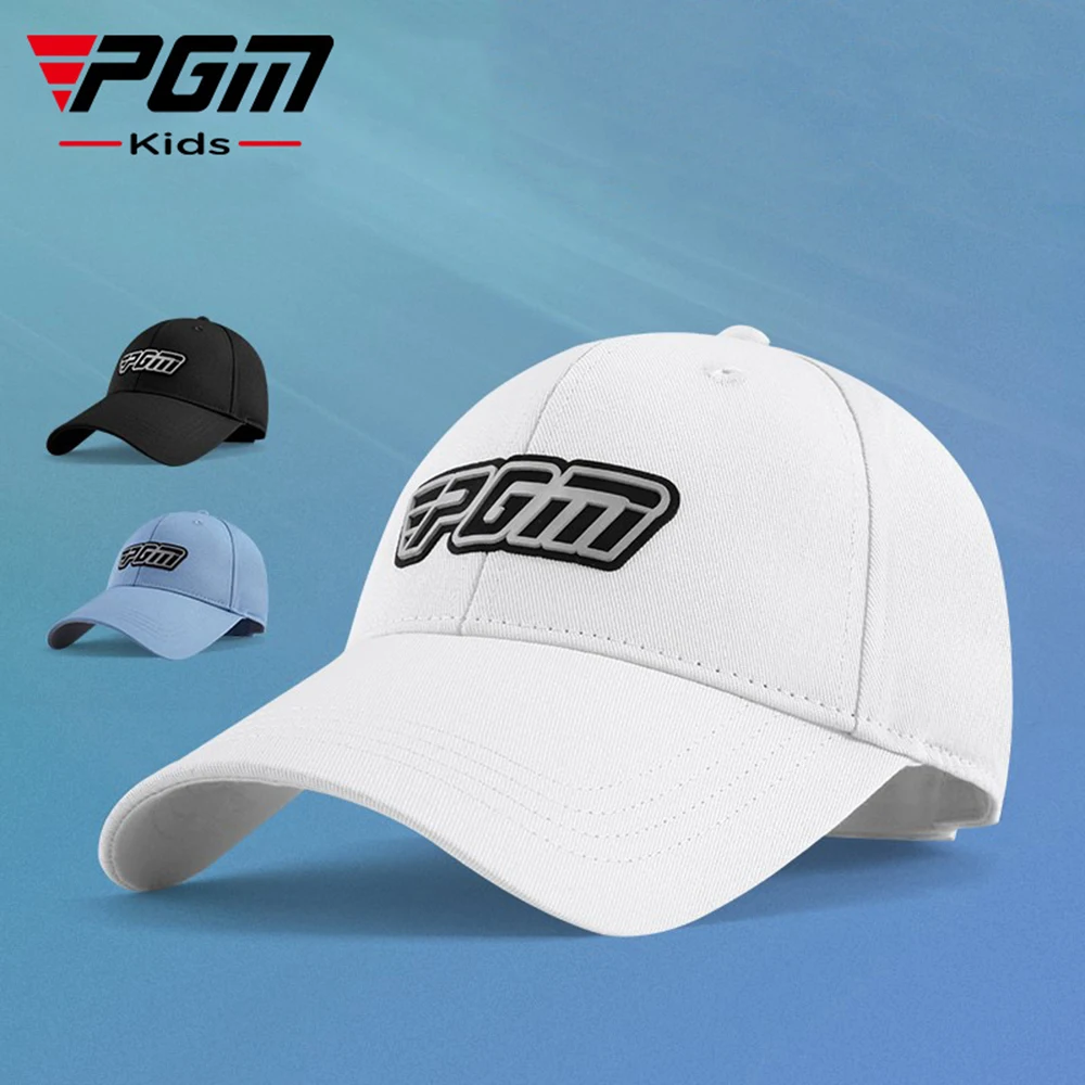 

PGM Golf Caps Adjustable Hats Outdoor Sport Cycling Hiking Cap For Children Windproof Travel 99% Cotton Black White Hats MZ037