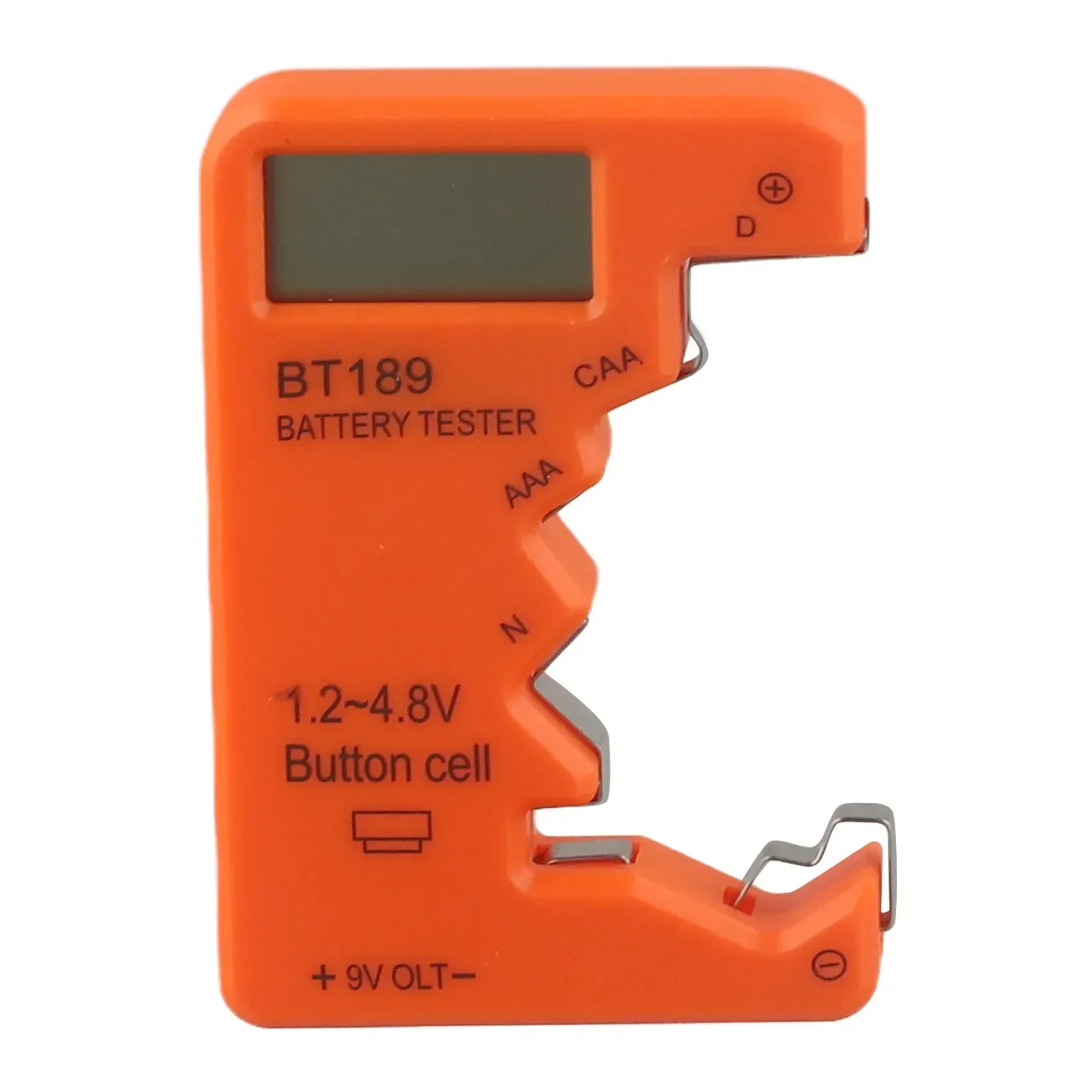Детектор батареи 9 В Тестер BT189 Точные чтения Прозрачный ЖК-дисплей Компактный и