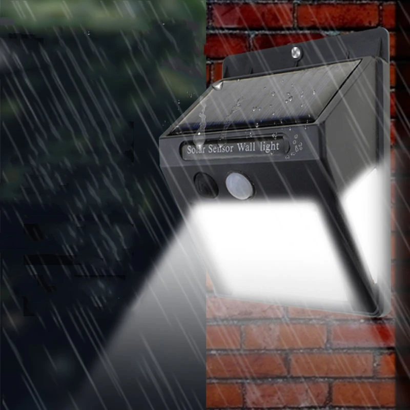 

144 LED Solar Outdoor Light Solar Lamp with Motion Sensor Solar Powered Fence Light Sunlight Spotlights for Garden Decoration