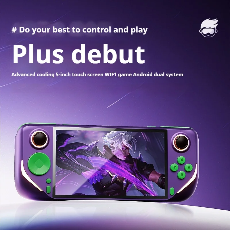 Портативная игровая консоль E6 Plus RK3566 с двойной системой 5 0 дюйма сенсорным