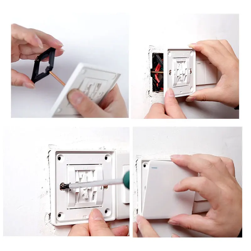 

118 Type Switch Socket Bottom Box Repair Screw Broken Old Mounting Box Fast Recovery Simple Installation Without Dismantling