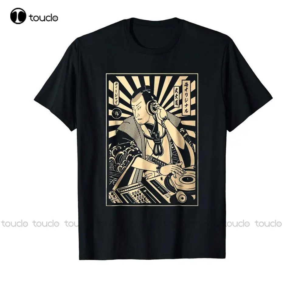 

Dj Samurai T-Shirt Fashion Disco Samurai Japanese Gift T-Shirt Men New Print Men T Shirt Summaer Awesome Shirts