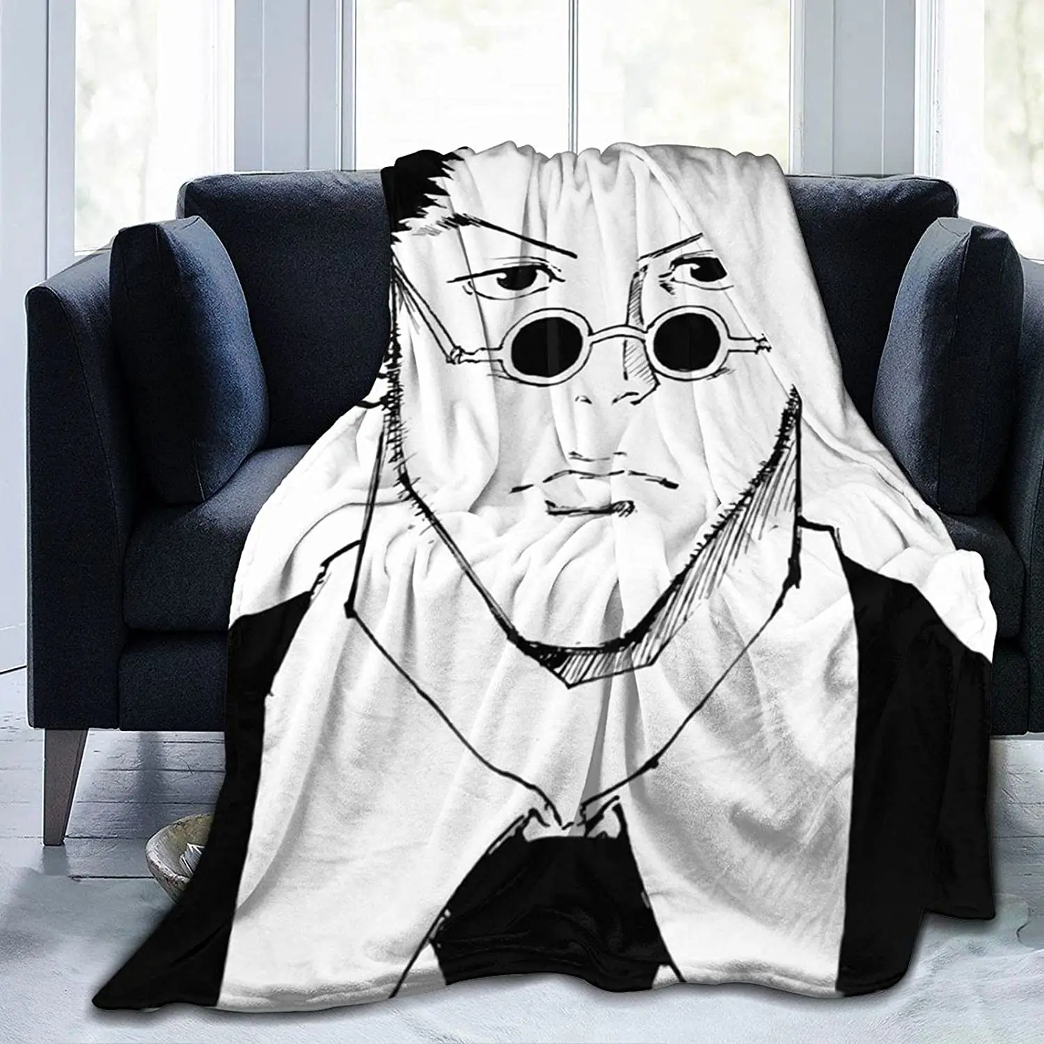 

Leorio Fluffy Soft and Comfortable Blanket, Anime Warm Embrace of Sympathy