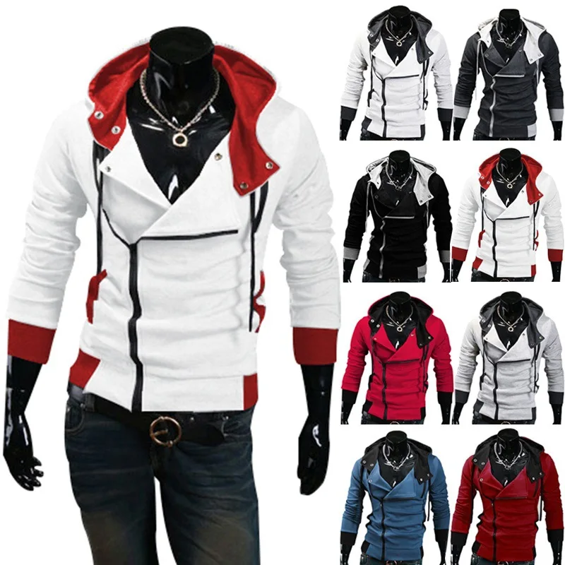 

Free shipping fashion hooded sweatshirt jacket male slim killer hoodie Conner sweater hooded jacket cosplay costume