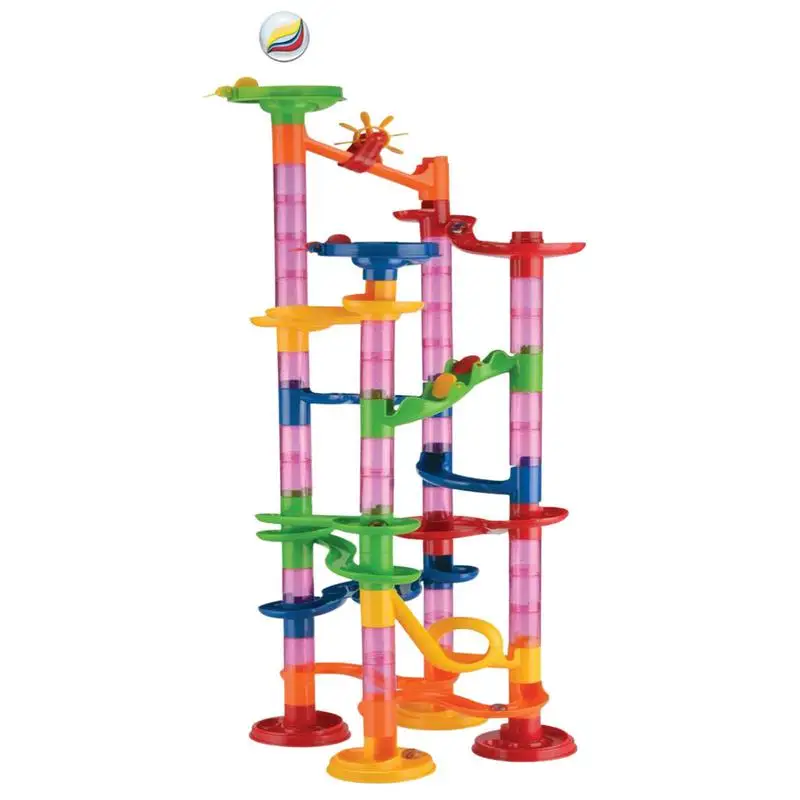 

Marble Run Building Blocks Slide Marble Set Educational STEM Construction Toy Building Block For Parent-Child Fun Kids Toddler