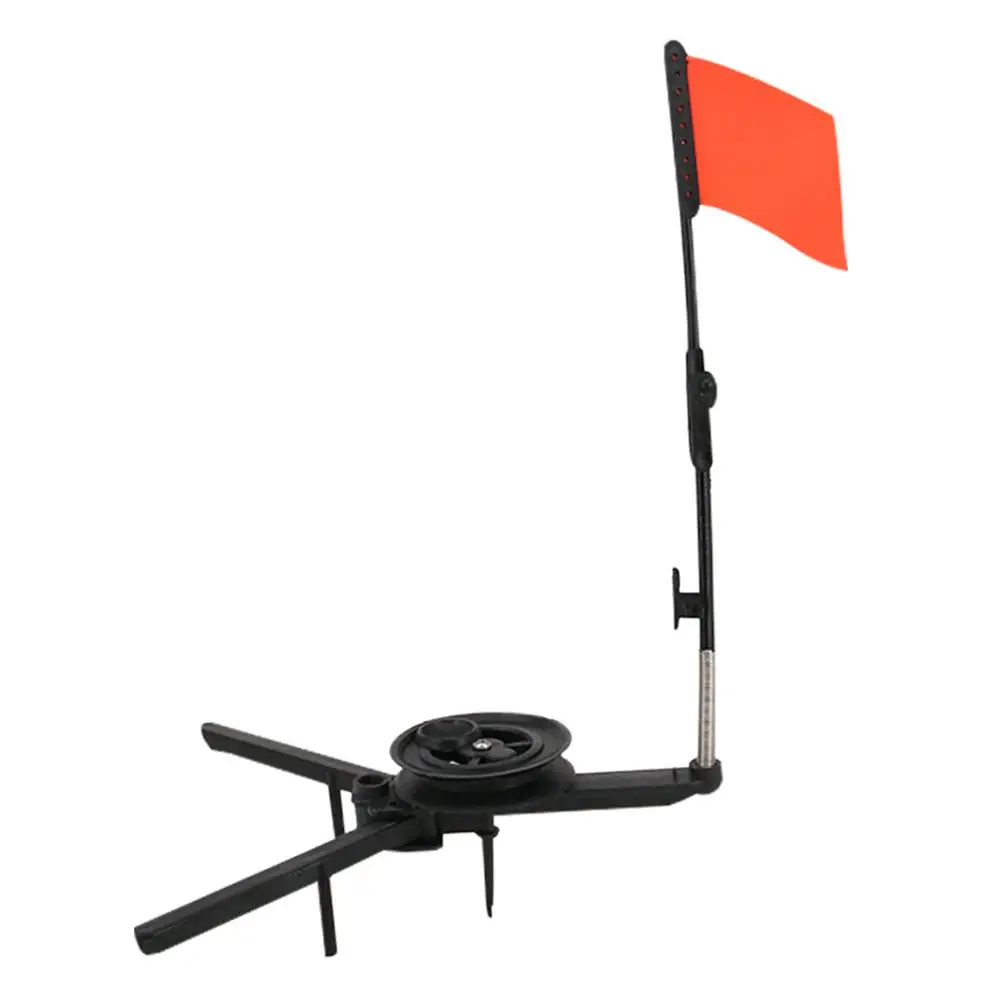 

Искусственная подледная Рыболовная Ловушка с нежным дизайном для зимней подледной рыбалки, ловушка для рыбы с катушкой и маркером, флаг, сн...