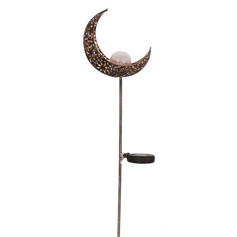 

Hot Ramadan Decorations Solar Garden Lights Outdoor LED Moon Solar Energy Street Garland Eid Mubarak Kareem Decor Lamp