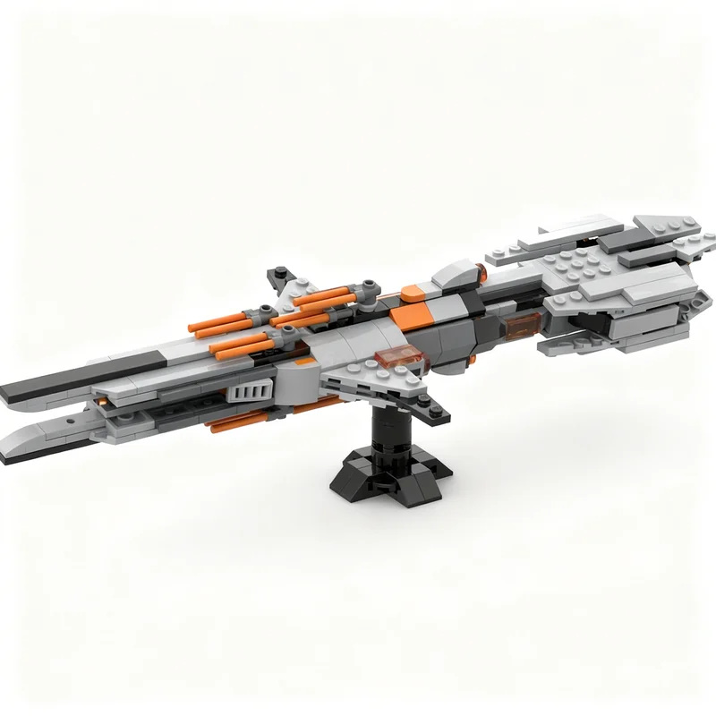Фото 375 шт. строительных блоков MOC Space Hyperion, рождественский подарок, коллекция DIY, 3D-конструктор, творческий художественный набор на день рождения №1