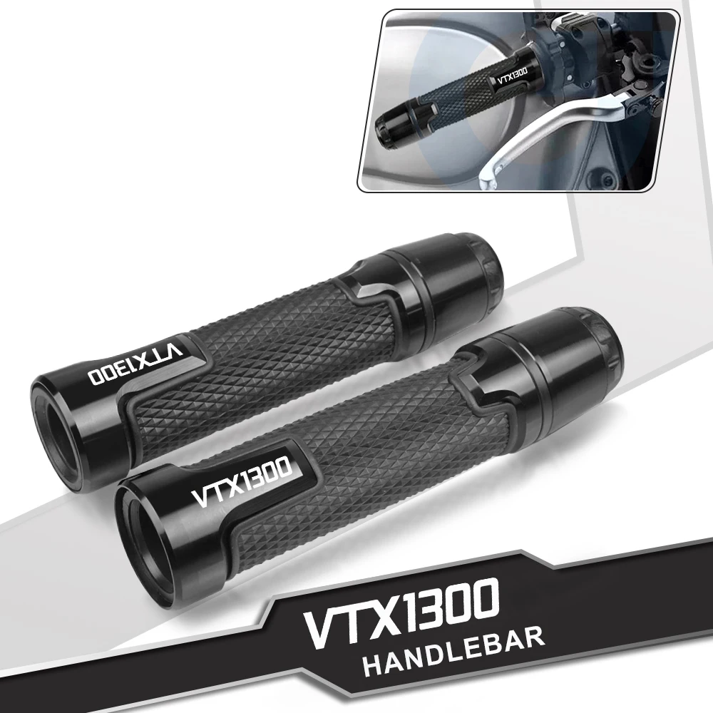 

For Honda VTX1300 Retro 2003-2009 VTX 1300 2008 2007 2006 2005 Motorcycle Aluminum Anti-Skid Scooter Handle Bar Grips Handlebar