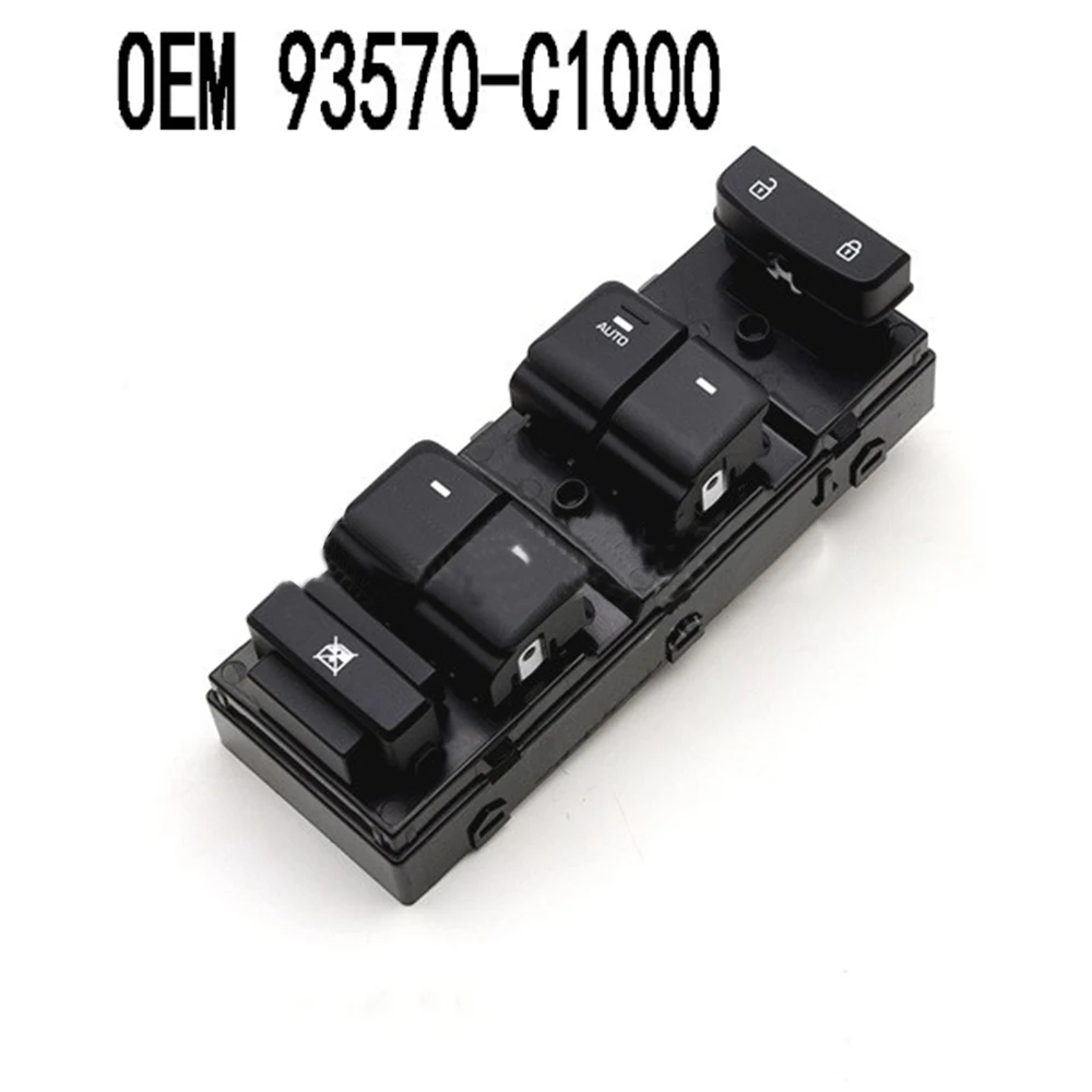 

Automobiles Power Main Switch Driver Door Left ABS For Hyundai Sonata 2015-2019 93570-C1000 Control Switch Interior Accessory