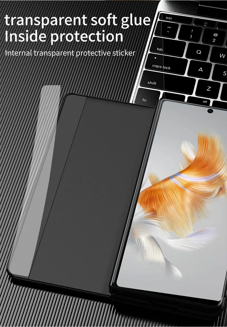 Suitable for Huawei MATEX3 Mobile Phone Case Mate x3 Windows Smart Leather Case Folding Screen Full Package Anti Drop Protective