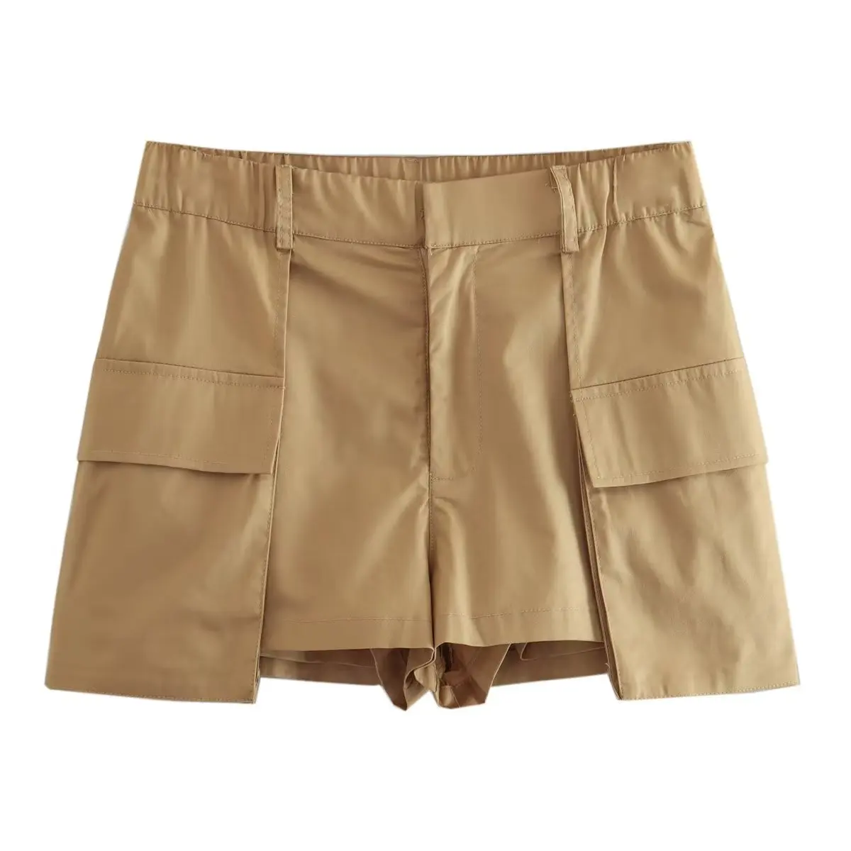 

Women's Shorts Traf 2023 Woman Summer Clothing Fashion A-Line Pocket Mini Skirts Cargo Shorts for Women