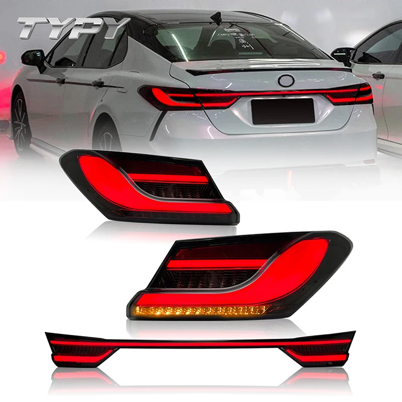 

Car Tail Lamp Tail Light Modified LED Trunk Rear Lamp Through Taillamp Taillight For Toyota 8Th Camry 2018-2022