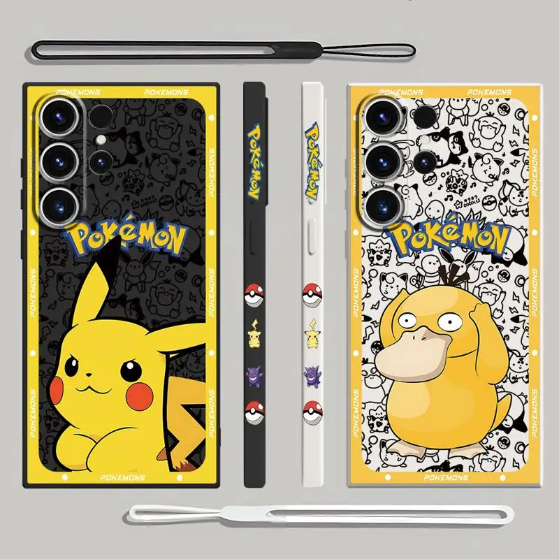P-Pokemon чехол для телефона OPPO A5 A5s A7 A11 A16 A17k A18 A12 e A15 A16s A31 A32 A33 A35 A53 A38 A54 A74 4G 5G мягкий