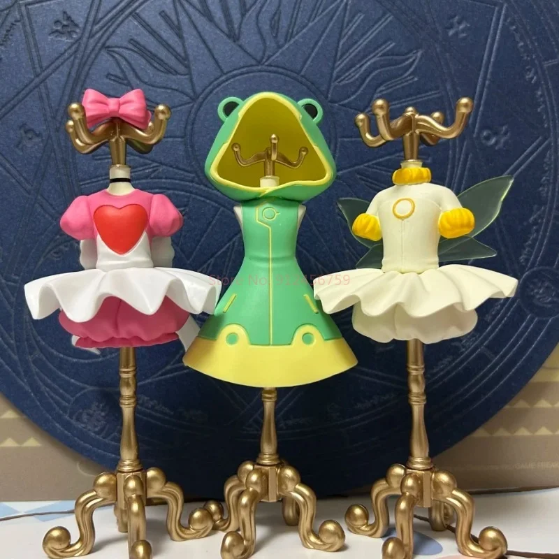 Фото Подлинная Bandai Card Captor Sakura Gashapon, игрушки, вешалка для одежды, серия для укладки, аниме-фигурка, модель, украшение, креативные подарки №5