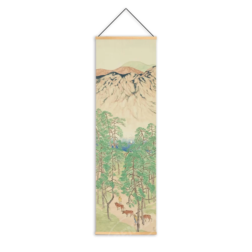 Плакаты в скандинавском стиле с японским пейзажем печатный пейзаж картина виде