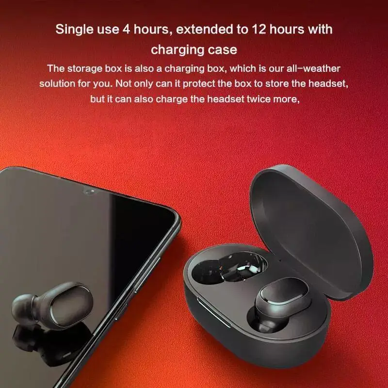 Оригинальные беспроводные наушники Xiaomi Redmi Airdots 2 Bluetooth стерео звук музыкальная