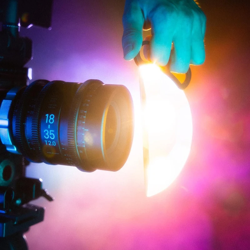 150мм Портативная раздельная диоптрическая оптическая стеклянная призма FX-фильтр.