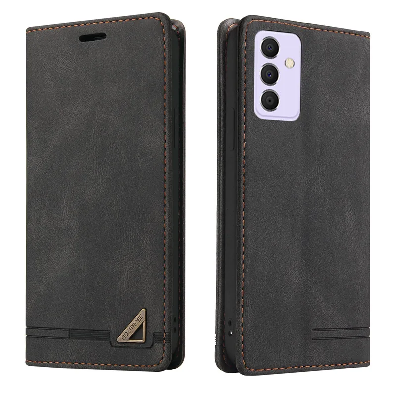 Magnetic Wallet Flip Cover Case For Samsung Galaxy Quantum 2 A82 A03S A02S F52 F62 M62 A21 A20 A30 A23 5G JPN Cover Anti-theft