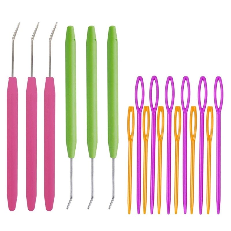 Набор для вязания 6 предметов вязание раньше с пластиковыми вязальными спицами