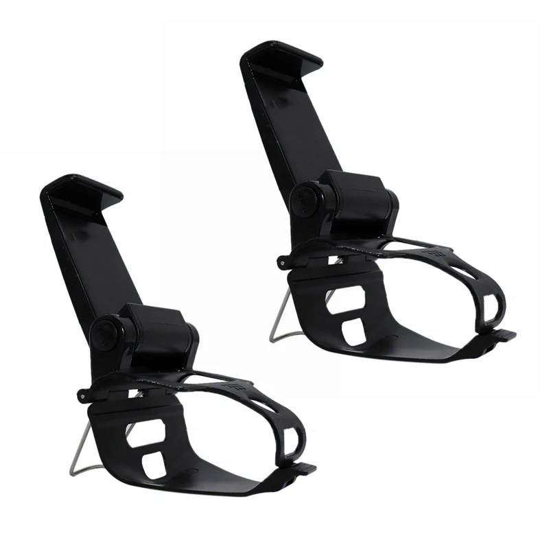 

2X Smart Phone Mount Bracket Adjustable Gaming Gamepad Controller Clip Stand Holder For Sony PS4 Controller