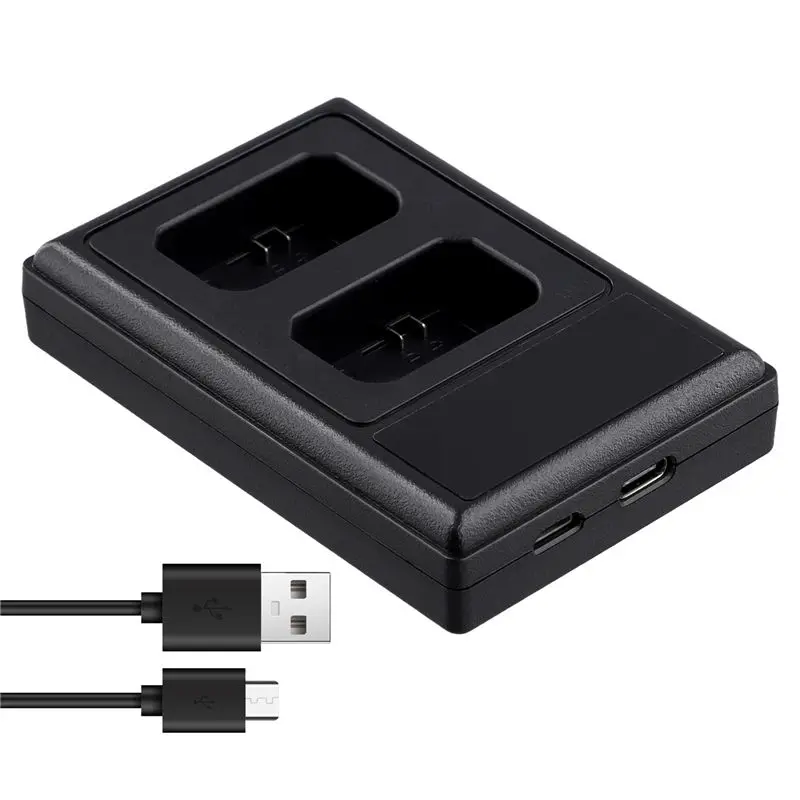 Фото Сетевой USB-кабель с двумя портами Type-C для зарядки аккумуляторов Sony NP-FW50/BN1/BX1/FM50/FZ100 №1