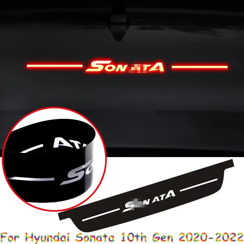Наклейка на крышку стоп-сигнала для Hyundai Sonata 2020-2022 наклейка тормозную лампу