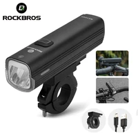 rockbros 1000lm bike light front lamp usb rechargeable led 4800mah bicycle light waterproof cycling headlight bike accessories