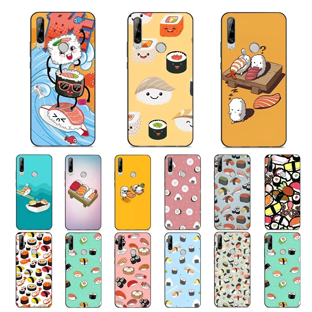 

Food Sushi Phone Case For Huawei Y9 6 7 5 Prime Enjoy 7s 7 8 plus 7a 9e 9plus 8E Lite Psmart Shell