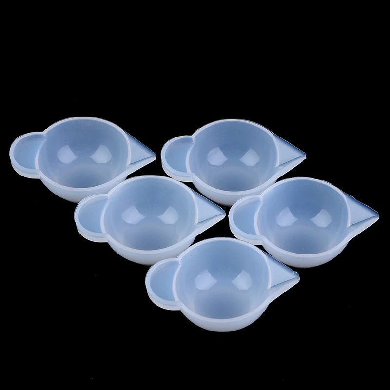

5pcs Silicone Mold Cup Dispenser DIY Epoxy Resin Jewelry Making Tool Color Modulation Hot