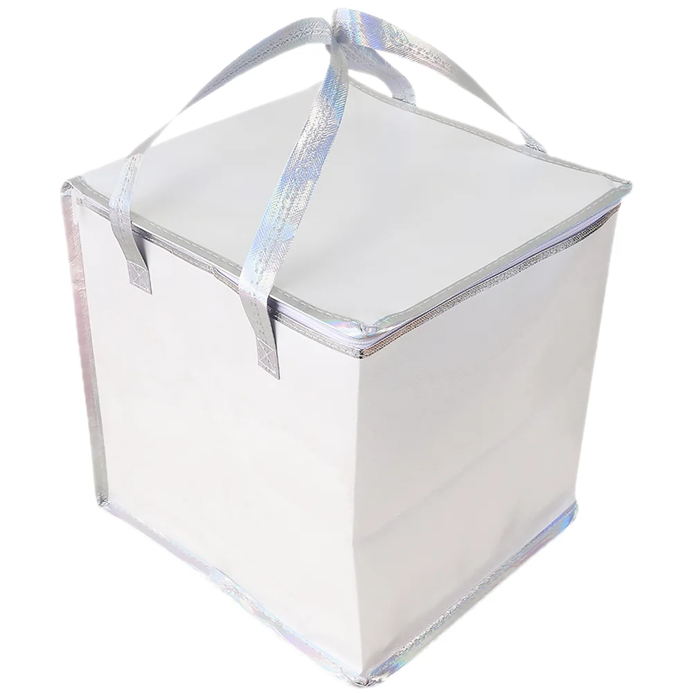 

Insulation Bags Collapsible Insulated Cooler Portable Large Aluminum Foil Non-woven Fabric Food Carrying Shopping