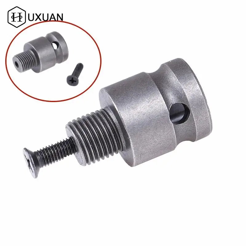 

1/2'' Drill Chuck Adaptor For Impact Wrench Conversion 1/2-20UNF With 1 Pc Screw M03 Dropship
